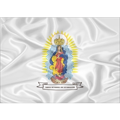 Bandeira Nossa Senhora de Guadalupe - Bandeira Nossa Senhora de Guadalupe - 1.00 x 1.40m.